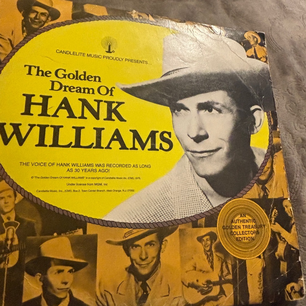 The Golden Dream of Hank Williams LP Vinyl Record.